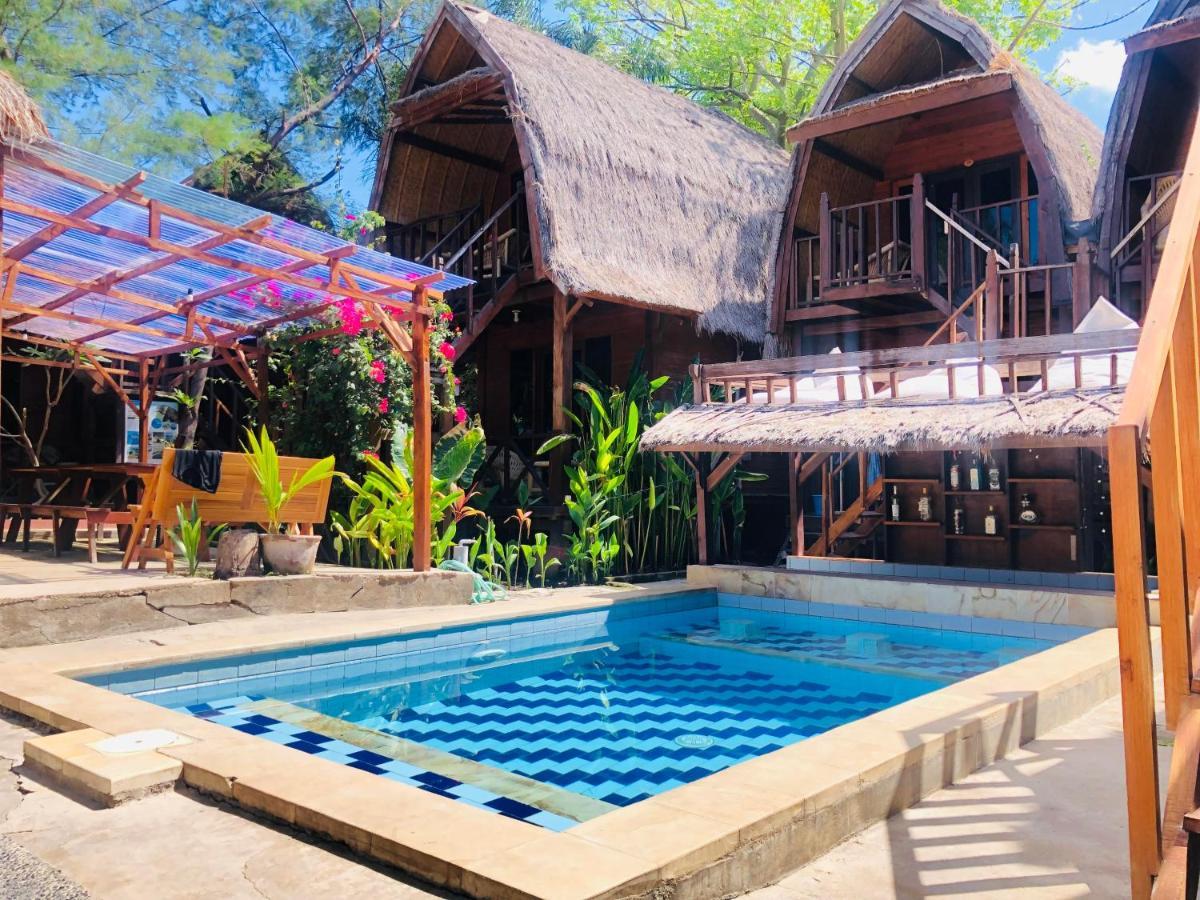 Deep House Bungalows Gili Trawangan Exterior foto